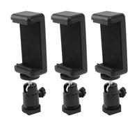 3X 2 del 1 Supporto per Clip per Cellulare 360 Supporto per Adattatore Hot Shoe con Testa Un Sfera Adatto per Fotocamera Reflex Dslr