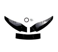 3X 2005-2011 Adatto for BMW Serie 1 E81 E82 E87 E88 LCI Modello Auto Paraurti Anteriore Spoiler Diffusore Splitter di Body Kit(Gloss Black)