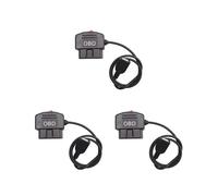 3X 24 Ore 5V 3A USB Cavo di Ricarica per Auto OBD Kit Cablato con Interruttore Cavo da 0,5 Metri per Dash Cam Camcorder Veicolo DVR