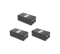 3X 24V 0.5A Desktop POE Power Injector Ethernet Adapter Sorveglianza CCTV per L'Alimentazione Della Telecamera IP