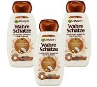 3X 250Ml Garnier Veri Tesori Shampoo Nutriente Latte Di Cocco Macadamia