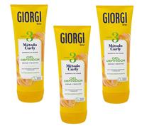 3X 250Ml Giorgi Line Paso 3 Gel Definente Metodo Curly Gel Definidor 0% Alc.