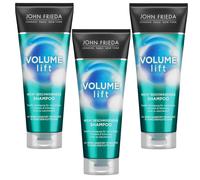3x 250ml JOHN FRIEDA Volume Lift Non Beschwerendes Shampoo Delicato Pulizia