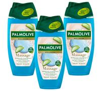 3x 250ml Palmolive Benessere Massaggio Doccia Con Sali Marini E Aloe Estratto