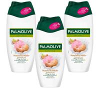 3x 250ml Palmolive Mandorla & Latte Crema Doccia Mantiene la Pelle,Con Fragranza