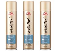 Wellaflex Instant Volume spray per capelli da donna, fino a 48 ore, tenuta extra forte, styling volumico, delicato sul cuoio capelluto, dermatologicamente testato, formula vegana, grado di tenuta 4,