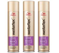 3x 250ml Wellaflex Spray Capelli Ricostruente & Stile 48h Ultra Tenuta Forte