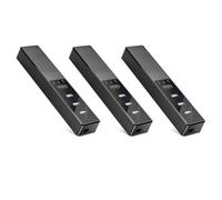 3X 3 in 1 altoparlanti per computer con microfono e hub USB altoparlante per conferenza, microfono per PC per video