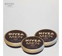 3X 30ML NIVEA MEN Crema Per Viso, Corpo E Mani Pelle Normale E Secca