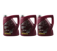 3X 4 Litri Originale MANNOL Olio Del Cambio Basic Plus 75W-90 API GL 4+