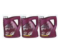 3X 4 Litri Originale MANNOL Olio Idraulico ATF-A PSF Fluido Idraulico