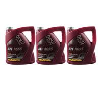 3x 4 Litro Mannol Olio Idraulico Atf AG55 Idraulico Fluido per Cambio Automatico