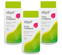 3x 400g Efasit Classic Vitale Pediluvio Con Pflanzlicher Sapone E Essenziali Oli