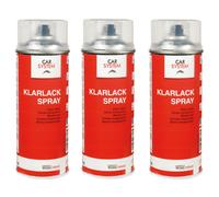 3x 400ml Contenitore Spray Cs 1K Vernice Trasparente Lucido Auto Base Lackpoint