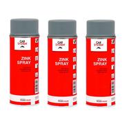 3x 400ml Contenitore Spray Cs Zinco Protezione Allo 490°C Vernice Lackpoint