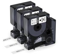 3x 40913 Nastro per Etichette Aken Compatibile con Dymo D1 9mm, S0720680
