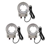 3X 48 LED Microscopio Industriale Telecamera Sorgente Luminosa Lampada Illuminatore Lampada