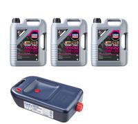 3X 5 Iter Liqui Moly Top Tec 4400 5W-30 Olio Motore + Contenitore Per Olio