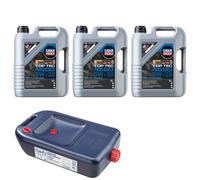 3x 5 litri Olio Motore Liqui Moly Top Tec 4600 5W-30 + Serbatoio Raccolta Olio
