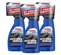 3x 500 ML Sonax 02212410 Xtreme Auto Pulitore Interno Elimina Odori Abitacolo