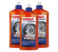 3x 500 ML Sonax Tire Shine Pneumatici Gel Xtreme 02352410 Cura Del Gloss