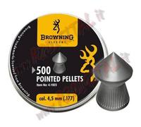 3x 500 Pz CONF. PIOMBINI BROWNING 4.5 mm .177 TESTA PUNTA DOMED PALLINI DIABOLO