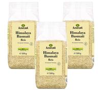 3X 500G Alnatura Bio Himalaya Basmati Riso Langkarno Aroma Speciale