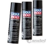 3X 500ML LIQUI MOLY PULITORE PER FRENI PULITORE PER CATENE PULITORE UNIVERSALE