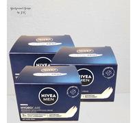 3X 50Ml Nivea Men Hydro Care Crema Per Il Viso Irriverente La Pelle Secca