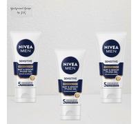 3X 50Ml Nivea Men Sensitive Gel Per Barba E Viso Assorbimento Rapido