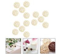 3X 5pcs 7cm vimini rattan vite palla fai da te ornamenti mestiere abbellimento