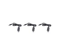 3X 5V A 12V 2.1mm x 5.5mm Convertitore di Modulo Connettore Maschio Jack Spina del Cavo di Alimentazione, Cavo da USB A -1M