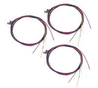 3X 6 Pz/set Chitarra Acustica Stringa di Ricambio In Acciaio per Strumenti Musicali Basso Elettrico Accessorio