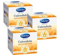 3X 75ML Crema Viso Bübchen Calendula In Vasetto Per Pelli Secche Dei Bambini