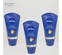 3x 75ml NIVEA Intensive Cura Crema Mani Naturale Olio di Mandorle & Shea Burro