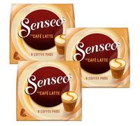 3x 8 Senseo Caffè Pads Tipo Café Latte per Doppio Aromatizzati Milk Range
