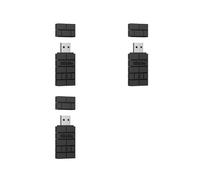 3X 8BitDo Adattatore Wireless USB 2 Ricevitori per NS per 1, 2 PS1 Windows per PS4 per PS5 per Series X/S Maniglia Nera