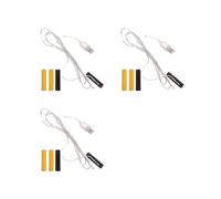 3X AAA Virtual Eliminators Eliminatori di Batterie Alimentati Tramite USB per Luci 'Albero di Natale Luci LED Decorazione Sostituzione 1-1