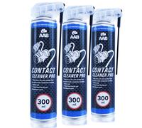 3x AAB CONTACT CLEANER PRO 300 ml PULITORE ELETTRONICO SPRAY CONTATTO SPRAY C...