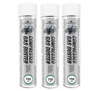 3x AABCOOLING H&O Compressed Gas Duster 750ml PULITORE GAS COMPRESSO ARIA COM...