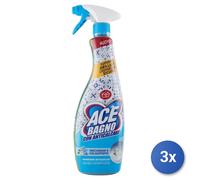 3x Ace Bagno Trigger 600 Ml. Anticalcare