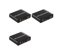 3X Adattatore ARC Compatibile con , con Convertitore Audio Digitale Ottico TOSLINK SPDIF/Coassiale e Analogico da 3,5 mm, HD ARC In RCA