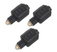 3X Adattatore Audio Ottico da 3,5 mm Jack Femmina A Spina Maschio Toslink Digitale per Amplificatore