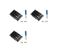 3X Adattatore da SSD M.2 un U.2 Adattatore 2In1 M.2 NVMe e -Bus NGFF da SSD un PCI-e U.2 SFF-8639 Convertitore PCIe M2,Senza Shell