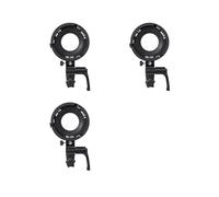 3X Adattatore da Supporto A Supporto Bowens per Installazione Rapida per YONGNUO YN150 IFOOTAGE 60/130 NANLITE Forza 60 Softbox MB02
