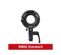 3X Adattatore da Supporto A Supporto Bowens per Installazione Rapida per YONGNUO YN150 IFOOTAGE 60/130 NANLITE Forza 60 Softbox MB02