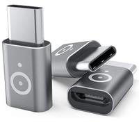 3x Adattatore Micro-Usb Su Usb-C Convertitore Compressa PC Smartphone