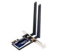 3X(Adattatore PCI-e Dual Band da 1200 Mbps con Scheda WiFi Bluetooth 4.0 p4645