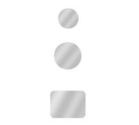 3x Adattatori piastre metalliche compatibili fissaggio magnetico, con adesivi