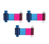 3X Adatto per Magicard Enduro, Enduro 2, Enduro MA300YMCKO Nastro A Colori, Accessori per Stampante